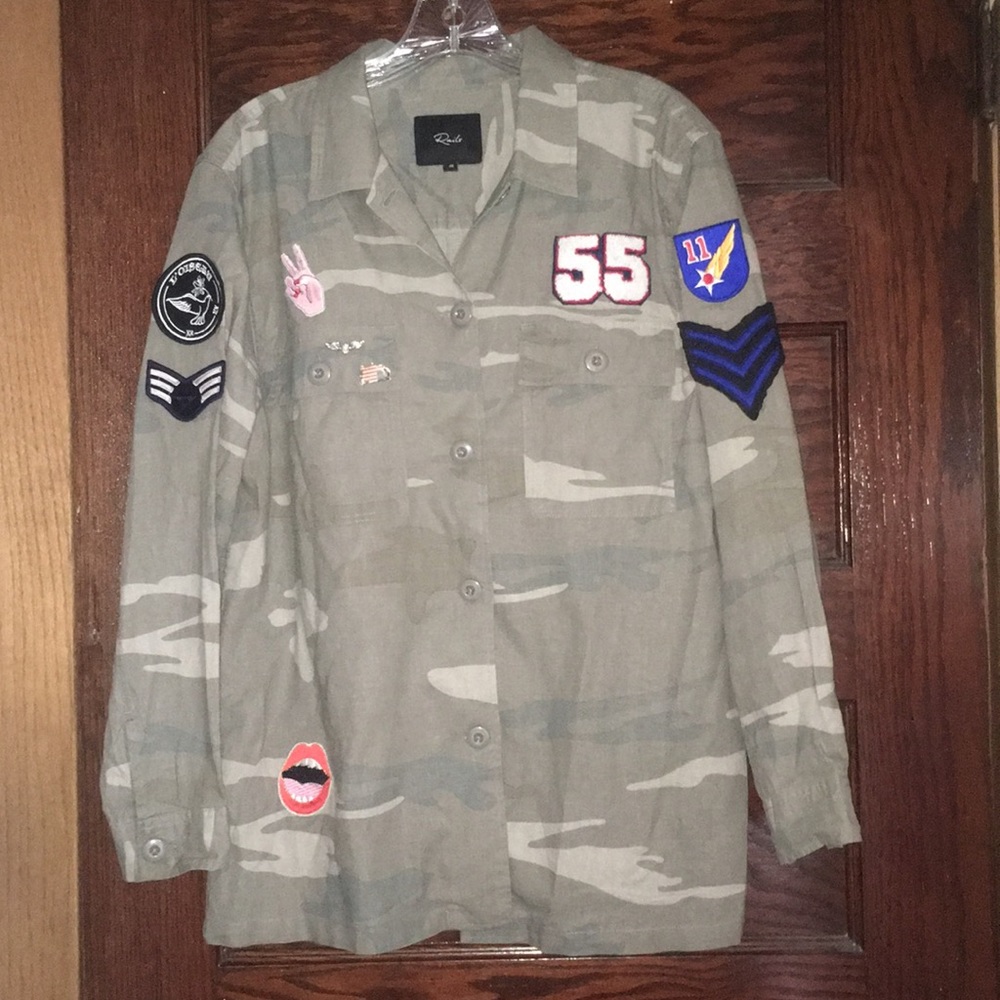 Rails Agnes Patch Jacket Camo With Patches Size Xs - image 1